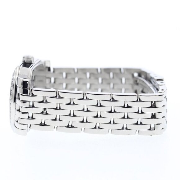 TIFFANY&Co. Mark coupe Diamond Bezel Silver Dial Quartz Ladies Watch_894689